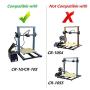 CHPOWER Supporting Rod Set for CR-10/CR-10S, Upgraded 3D Printer Accessories for Creality 3D Printer CR-10 300 and CR-10S 300