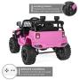 Best Choice Products 12V Kids Ride On Truck Car w/Parent Remote Control, Spring Suspension, LED Lights, AUX Port - Pink