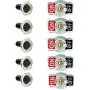 Etopar 5 X Heavy Duty 20A 125V 15A 250V SPST 2 Terminal Pin ON/Off Rocker Toggle Switch Flick Metal Waterproof Cap Knob