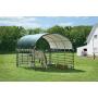 ShelterLogic 12 x 12 Corral Shelter and Livestock Shade Waterproof and UV Treated Universal Cover for Horses, Goats, and Other Livestock (Corral Panels Not Included)