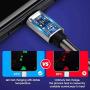 CyvenSmart USB Type C Cable, 2 Pack - USB A 2.0 to USB-C Fast Charger Extra Long Durable TPE Cord Compatible with Samsung Galaxy A10/A20/A51/S10/S9/S8 Plus/Note 9/8,LG V50 V40 G8