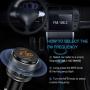 Bluetooth FM Transmitter for Car, QC3.0 Wireless Bluetooth FM Radio Adapter Music Player Car Kit with Hands Free Calling and 2 USB Ports Charger Support USB Flash Drive