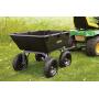 Gorilla Carts Heavy-Duty Poly Yard Dump Cart | 2-In-1 Convertible Handle, 1200 lbs capacity | GOR6PS model