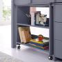 Naomi Home Low Study Loft Bed Gray/Twin