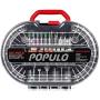 POPULO 305-Piece Rotary Tool Accessories Kit, 1/8-inch Diameter Shanks, Universal Fitment for Easy Cutting, Grinding, Sanding, Sharpening, Carving and Polishing, Storage Case.