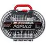 POPULO 305-Piece Rotary Tool Accessories Kit, 1/8-inch Diameter Shanks, Universal Fitment for Easy Cutting, Grinding, Sanding, Sharpening, Carving and Polishing, Storage Case.