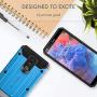 Evocel Explorer Series Pro Phone Case Compatible with Stylo 5 with Glass Screen Protector and Belt Clip Holster, Blue