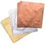 Pangda 300 Pieces Gilding Foil Imitation Gold, Silver and Copper Leaf for DIY Art Crafts Decoration