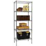 Apollo Hardware Chrome 5-Shelf Wire Shelving 24''x14''x60'' (Chrome)
