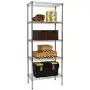 Apollo Hardware Chrome 5-Shelf Wire Shelving 24''x14''x60'' (Chrome)