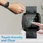 HAPAW Metal Bands Plus Screen Protector Case Compatible with Fitbit Versa 2, Stainless Steel Magnetic Mesh Strap Men Women Bracelet Wristbands Accessories with 2-Pack Bumper Cover for Versa 2 Smartwatch (Black, Small) HAPAW Metal Bands Plus Screen Protector Case Compatible with Fitbit Versa 2, Stainless Steel Magnetic Mesh Strap Men Women Bracelet Wristbands Accessories with 2-Pack Bumper Cover for Versa 2 Smartwatch (Black, Small)