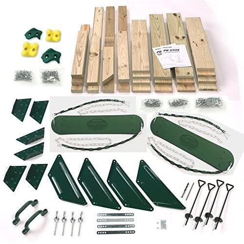 Pine Bluff Backyard Play-Set Kit (4x4 Lumber and Slide not Included)