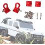 YU-NIYUT RC Car Metal Rescue Tow Hook Decor Part for SCX10 TRX-4 1/10 RC Rock Crawler DIY RC Vehicle Modification Fun for Adults and Kids