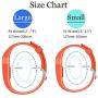 KingAcc Compatible Replacement Bands for Fitbit Charge HR, Soft Silicone Band with Metal Buckle Fitness Wristband Sport Strap Women Men Samll Large