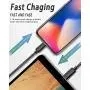 JR TECHNIK iPhone Charger, Lightning Cable MFi Certified High-Speed Charging Cord Lightning to USB A iPhone Charger Cable