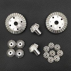 Connoworld Replacement Differential Metal Gear Repair Parts for WLtoys 12428 12423 RC Cars