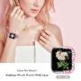 Joyozy Compatible with Apple Watch Band 40mm,Bling Dressy Jewelry Metal Band & Protective Crystal Diamond Case for Iwatch Series 6/5/4/SE (Rose Pink+Tool, 40MM)