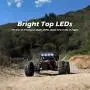 Remote Control Car,1:12 Scale 4x4 RC Cars Protector 38+ kmh High Speed, 2.4 GHz All Terrain Off-Road RC Truck Included 2 Rechargeable Batteries, Ideal Xmas Gifts Remote Control Toy for Boys and Adults