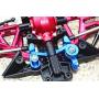 GPM for Traxxas Unlimited Desert Racer 4X4 (#85076-4) Upgrade Parts Aluminum Steering Assembly - 1 Set Orange