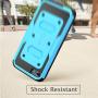 i-Blason Armorbox Case Designed for iPod Touch 7/6/5, Full Body Case with Built-in Screen Protector for Apple iPod Touch 5th/6th/7th Generation, Blue