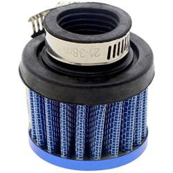 ZYHW Auto Car Universal 25mm Inlet Dia Air Intake Cone Filter Parts Blue