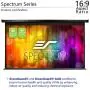 Elite Screens Spectrum, 100-inch Diag 16:9, Electric Motorized 4K/8K Ready Drop Down Projector Screen, ELECTRIC100H Elite Screens Spectrum, 100-inch Diag 16:9, Electric Motorized 4K/8K Ready Drop Down Projector Screen, ELECTRIC100H
