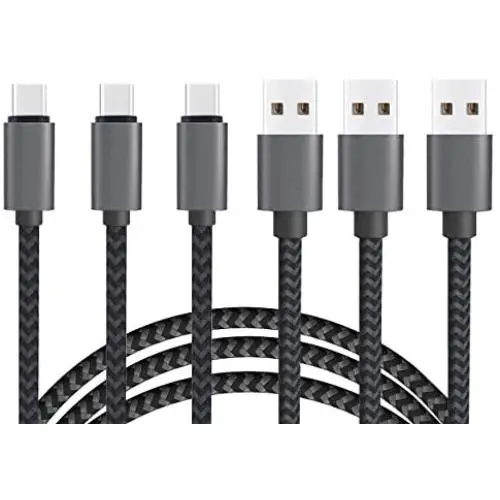 USB Type C Cable 3ft 3Pack by Ailun High Speed Type-C to USB A Sync and Charging Nylon Braided Cable USB Type C Cable 3ft 3Pack by Ailun High Speed Type-C to USB A Sync and Charging Nylon Braided Cable