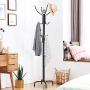 Tangkula 78'' Coat Rack, Metal Frame Coat Tree,Free Standing Entryway Hat Coat Jacket Umbrella Holder,Clothes Hanger with Base Coat Stand
