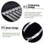 Keadic 30Pcs 5.9 Inches 304 Stainless Steel Zip Ties Exhaust Wrap Coated Locking, Metal Cable Zip Ties for Computer Wire Harness, Automotive Parts and more