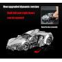 DIY 3D Car Metal Model 3D Puzzle 3D Laser Cut Jigsaw Toys 3D Metal Model Kit for Adults&Kids Mechanical Model Educational Toy Indoor Decoration Desk Toy Birthday Gift Collection Brain Teaser Puzzles