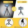 NEW RUICHENG Selfie Stick with Tripod, Extentable Selfie Stick with 360 Rotation Metal Phone Tripod and Wireless Remote for Gopro, Digital Cameras and Cell Phone(Andriod &iOS)