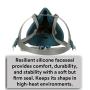 3M Rugged Comfort Quick Latch Half Facepiece Reusable Respirator 6503QL, Gases, Vapors, Dust, Large