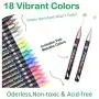 Acrylic Paint Markers,18 Colors Extra Fine Point Acrylic Paint Pens Set by Smart Color Art,Permanent Water Based, Great for Rock, Wood, Fabric, Glass, Metal, Ceramic, DIY Crafts and Most Surfaces Acrylic Paint Markers,18 Colors Extra Fine Point Acrylic Paint Pens Set by Smart Color Art,Permanent Water Based, Great for Rock, Wood, Fabric, Glass, Metal, Ceramic, DIY Crafts and Most Surfaces