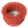 Als Liner Abrasive 180 Grit Nylon Bristle Cup Brush - 6 Inch - Safe for Use on Metal, Wood, Aluminum and Plastic Surfaces (TOOR6)