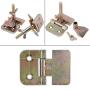 Madezz 2 pcs Butterfly Hinge Clamp, Silk Screen Printing Metal Butterfly Frame Hinge Clamp DIY Hobby Tool