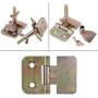 SANON Metal Silk Screen Frame Butterfly Hinge Clamp, 2 pcs/Set Silk Screen Printing DIY Hobby Tool