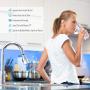 Bluonics 110W UV Ultraviolet Light + Sediment & Carbon Well Water Filter Purifier System with NPT 1'' Ports > 24 GPM UV Sterilizer with 3 Big Blue Size 4.5 x 20 Filters