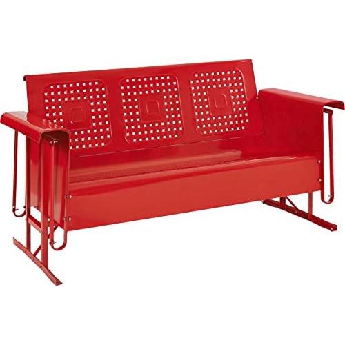 Crosley Furniture Bates Sofa Glider - Red