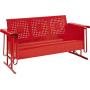 Crosley Furniture Bates Sofa Glider - Red