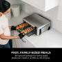 Ninja SP101 Foodi 8-in-1 Digital Air Fry, Large Toaster Oven, Flip-Away for Storage, Dehydrate, Keep Warm, 1800 Watts, XL Capacity, Stainless Steel