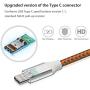 USB to USB C Cable (10ft), Fasgear 3 Pack Long Type C Cable Nylon Braided Fast Charging Compatible with Galaxy Note 8 9 S8/S9/S10/S10+, LG V20/G6 and More (Green/Gold/Orange)