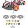 T best RC Motor Gear, Upgrade Metal Reduction Gear Motor Gear Fit for D3 CS S XI XIS Car Parts Accessory