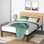 Zinus Paul Metal and Wood Platform Bed with Wood Slat Support, Full Zinus Paul Metal and Wood Platform Bed with Wood Slat Support, Full