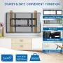Tilting TV Wall Mount Bracket Design for Most 32-86 Inch LED Plasma Flat Curved Screen TVs , Low Profile JUSTSTONE TV Mount with VESA 600x400mm Holds up to 165 Lbs, Fits 16''-24'' Studs,Can Be Leveled Tilting TV Wall Mount Bracket Design for Most 32-86 Inch LED Plasma Flat Curved Screen TVs , Low Profile JUSTSTONE TV Mount with VESA 600x400mm Holds up to 165 Lbs, Fits 16''-24'' Studs,Can Be Leveled