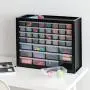 IRIS USA 44 Drawer Parts and Hardware Cabinet, Black