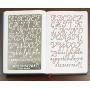 Aleks Melnyk #34 Metal Journal Stencils/Alphabet Letter Number, ABC/Stainless Steel Stencils Kit 3 PCS/Templates Tool for Painting, Wood Burning, Pyrography and Engraving/Scrapbooking/Crafting/DIY