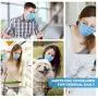 Adult Disposable Face Masks 50 Pack, 3 Ply Face Masks with Metal Nose Wire Breathable Comfortable Face Masks for Women Mouth Cover, Winter Safety Mask Wholesale for Outdoor Office School Supplies