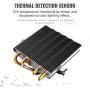 QWERTYUIOP CPU Cooler 4 Heatpipe CPU Cooling TDP 280W 3Pin Fan PC Cooling Heatsink 90Mm ARGB Fan Radiator 115X/775/1366/2011/AM3+/AM4