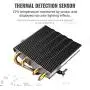 QWERTYUIOP CPU Cooler 4 Heatpipe CPU Cooling TDP 280W 3Pin Fan PC Cooling Heatsink 90Mm ARGB Fan Radiator 115X/775/1366/2011/AM3+/AM4