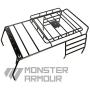 Fully Metal Scale RC Crawler Roof Rack for 1/10 Axial SCX10 II Jeep Wrangler Body